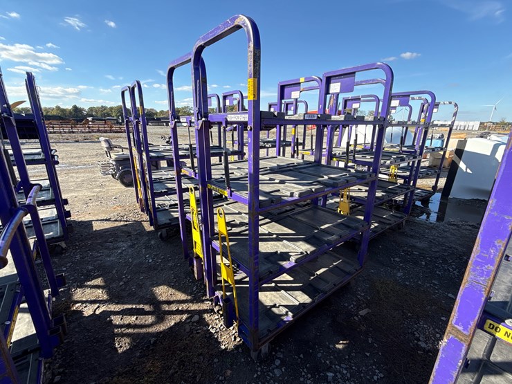 #28430-•-lot-of-(2)-industrial-warehouse-carts-image-2