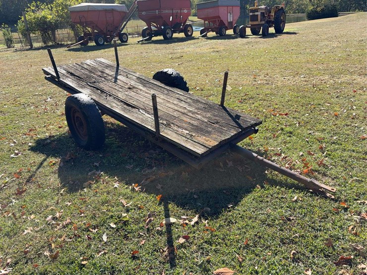 pull-type-homemade-trailer,-10.5ft-long,-wood-floor,-3.5ft-wide,-no-title-image-4