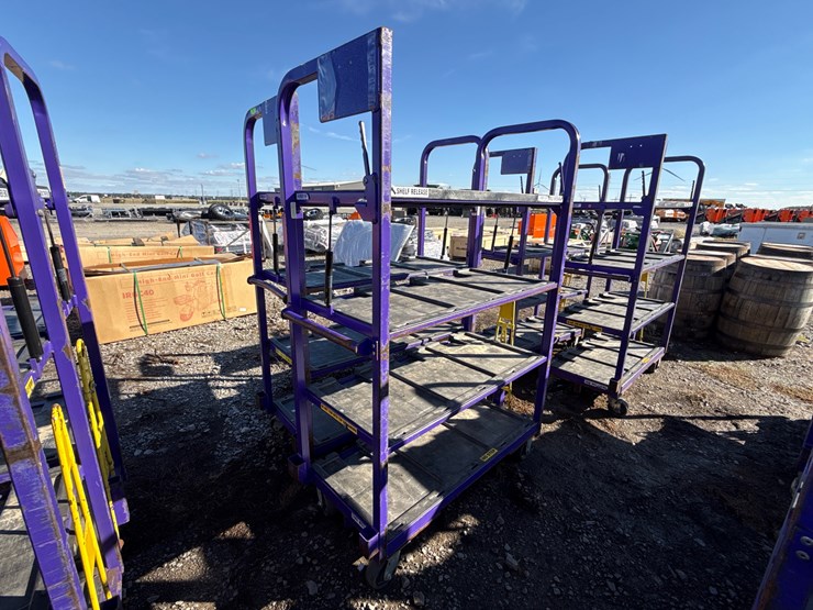 #28432-•-lot-of-(2)-industrial-warehouse-carts-image-4