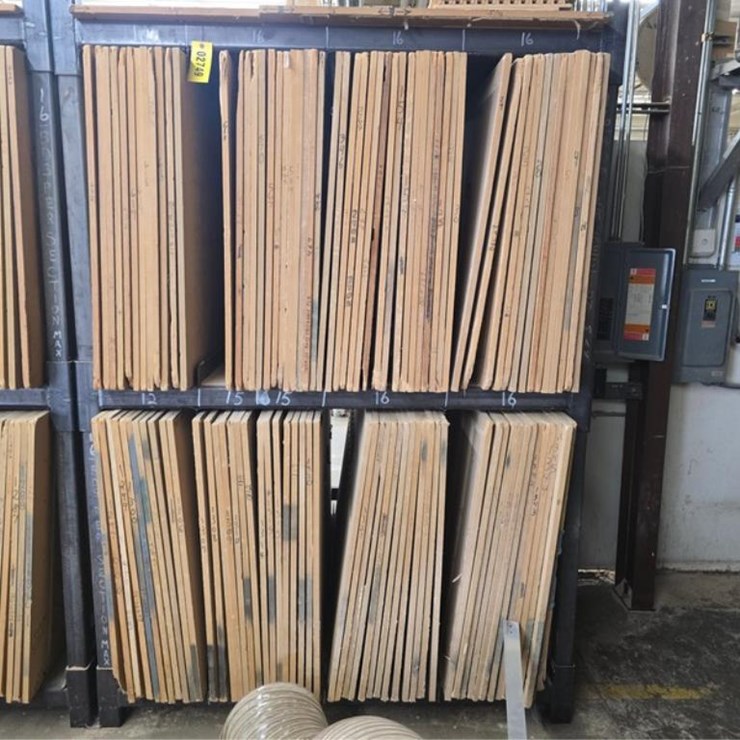 #2749 • 108 - 39-1/4"x63" Router Molds w/ Rack