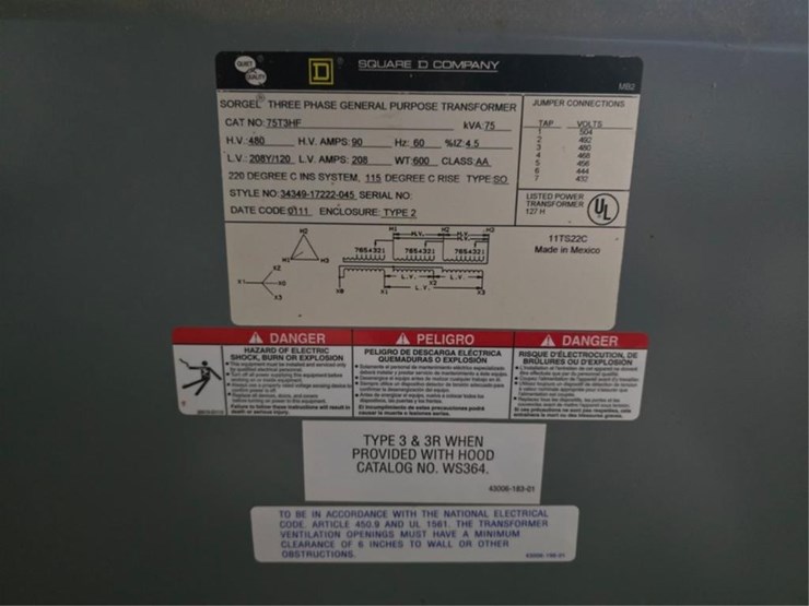 #2751-•-square-d-mb2-3-phase-transformer-image-6