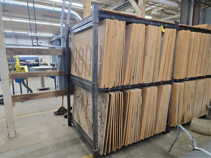 #2748-•-105---39-1/4"x63"-router-molds-w/-rack-image-2