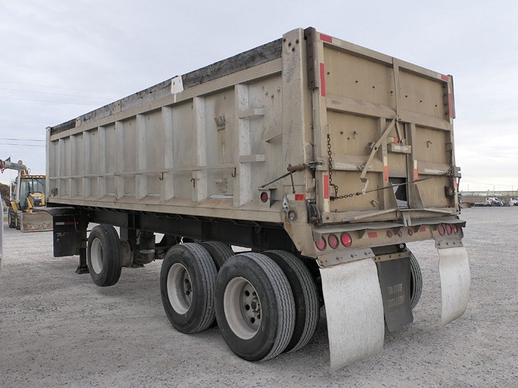 1973-east-28'-tandem-aluminum-dump-trailer,-9'-spread-axle,-steel-frame,-pl-image-4