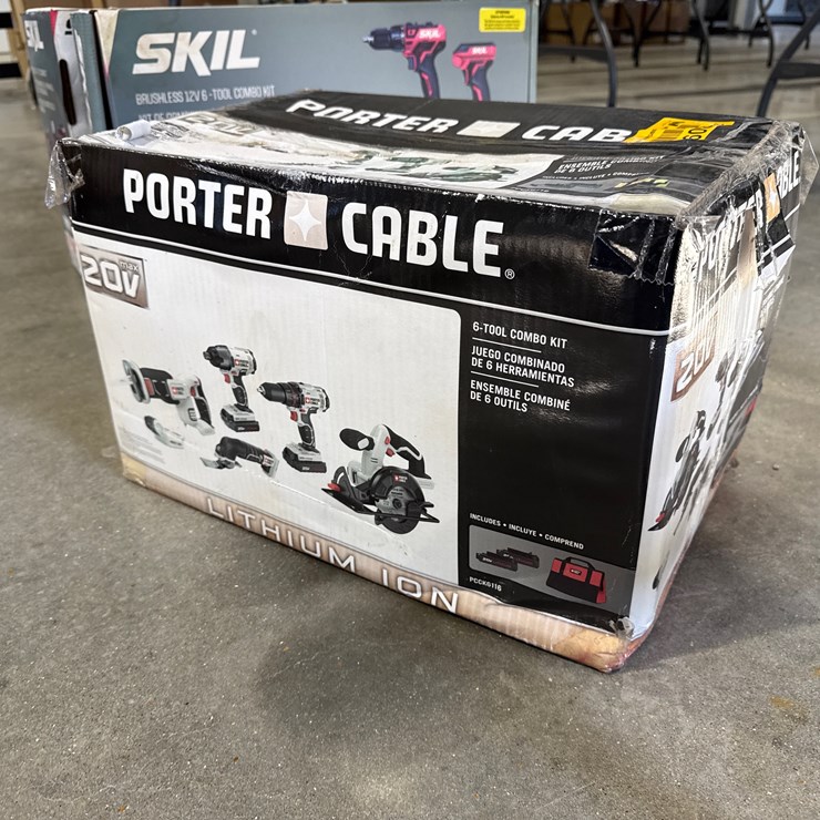 #5309 • Porter Cable 6-Tool Combo Kit w/ Battery