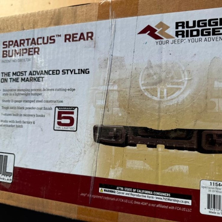 UNUSED SPARTACUS REAR BUMPER (FITS 2018-2019