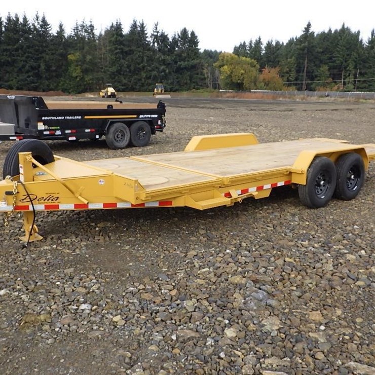 2026 Delta 7'x20' T/A Tilt Deck Trailer