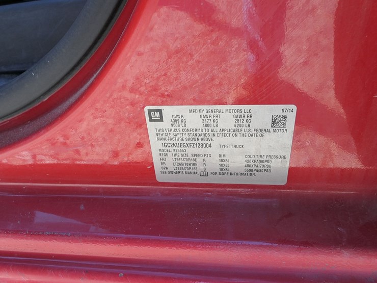 2015-chevy-2500hd-4x4-4dr-pickup,-sn:1gc2kuegxfz138004,-6.0l-gas,-4wd,-long-image-31