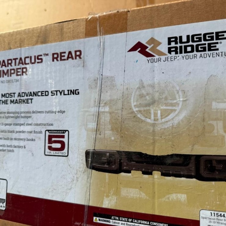 UNUSED SPARTACUS REAR BUMPER (FITS 2018-2019