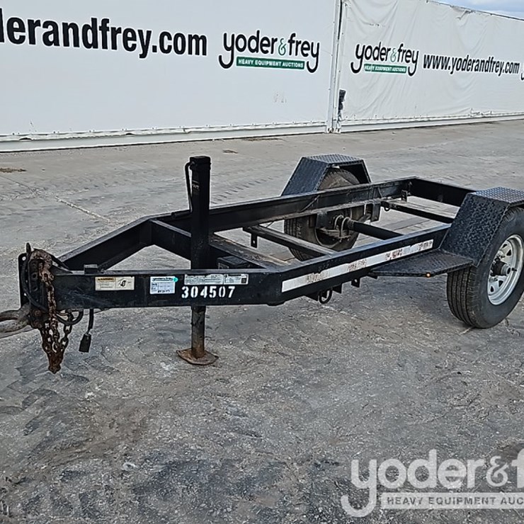 Single Axle Trailer 3'7" x 9', Pintal Hitch