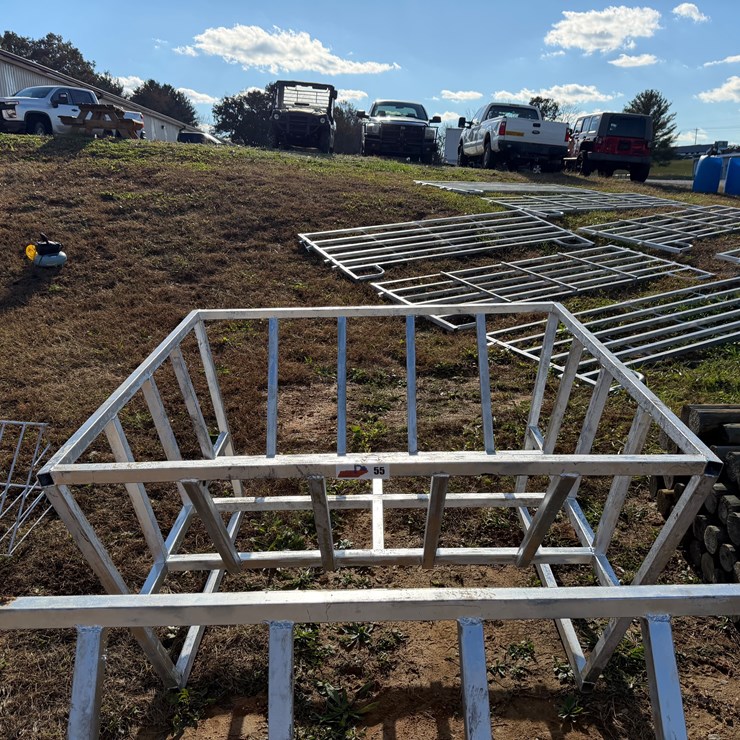 #55 • Galvanized Hay Feeders