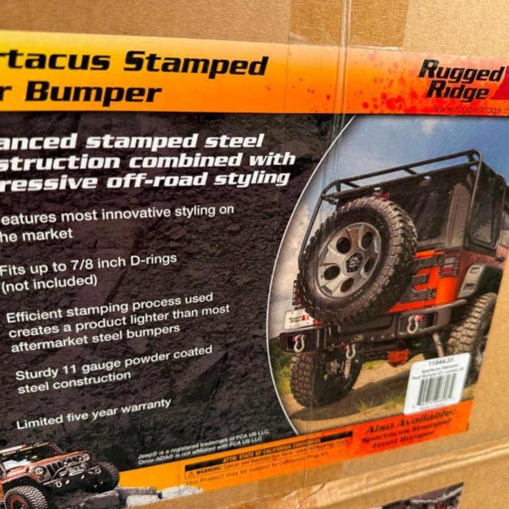 UNUSED SPARTACUS REAR BUMBER (FITS 2007-CURRENT