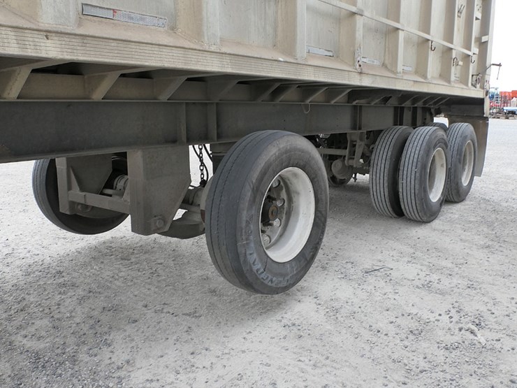 1973-east-28'-tandem-aluminum-dump-trailer,-9'-spread-axle,-steel-frame,-pl-image-7