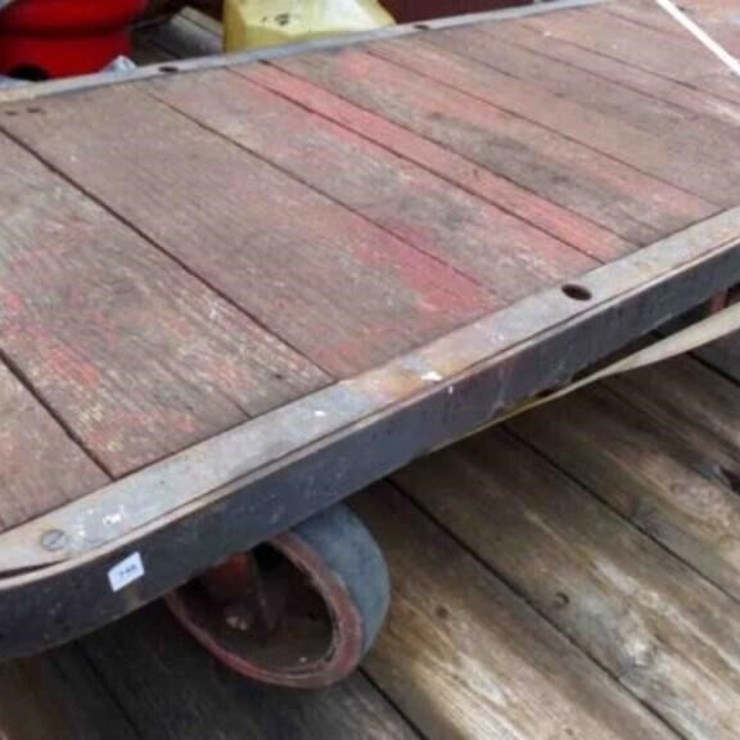 7'X3' DOCK CART W/HARD WHEELS