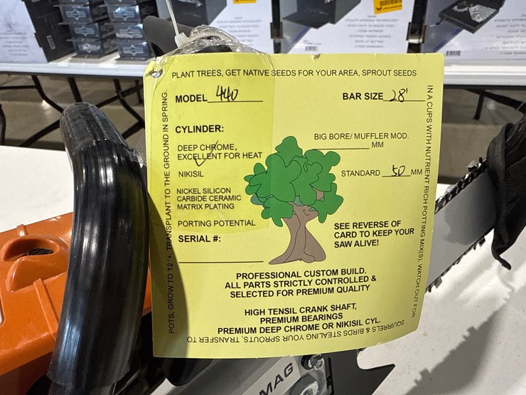 #28378-•-unused-pro-mag-440-28"-commercial-chainsaw-image-7