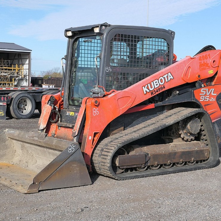 2018 Kubota SVL95-2 Track Loader, SN:39481, EROPS w/ Air, Hyd. QT Bucket, A