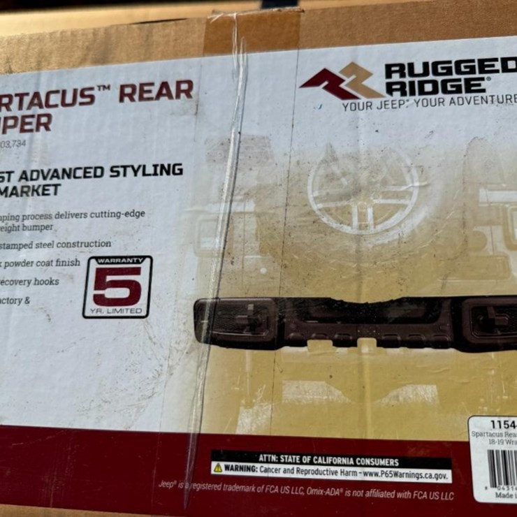 UNUSED SPARTACUS REAR BUMPER (FITS 2018-2019