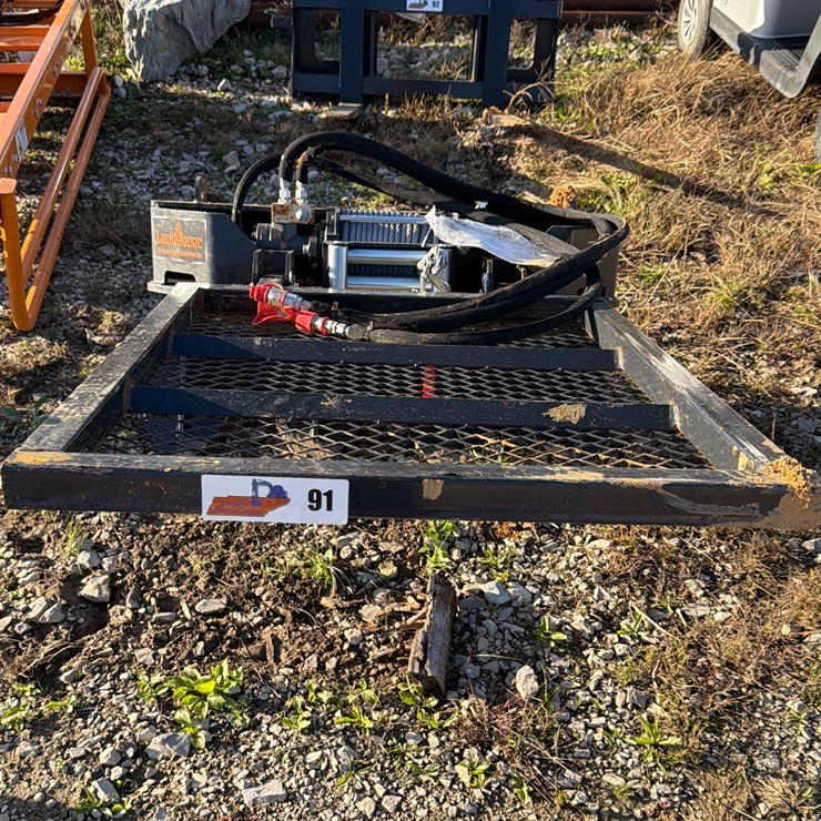 #92 • LandHonor SkidSteer 15,000 LB Hydraulic Winch