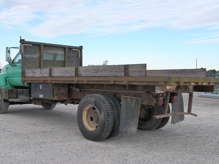 2000-gmc-6500-flatbed-dump-truck,-sn:1gdj7h1d6yj521189,-5-speed-(clutch-wen-image-2