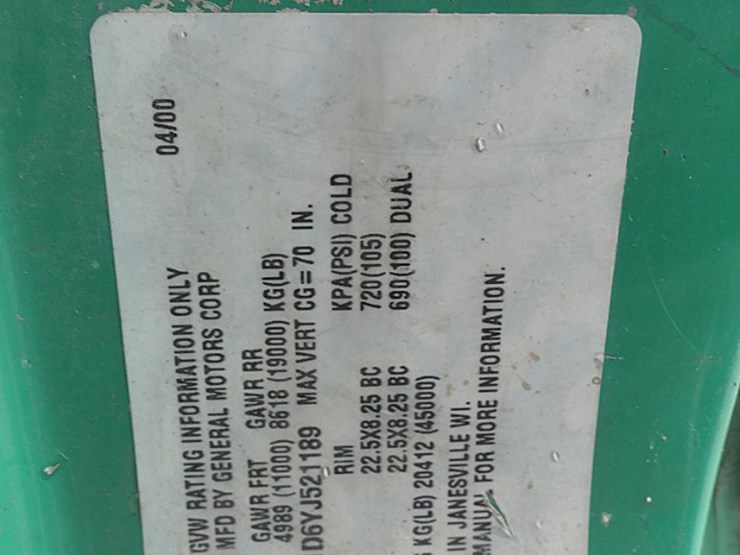 2000-gmc-6500-flatbed-dump-truck,-sn:1gdj7h1d6yj521189,-5-speed-(clutch-wen-image-25