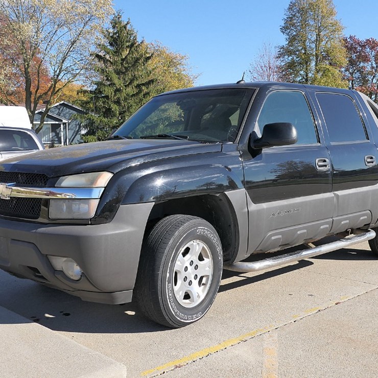 2005 Chevy Avalanche 4x4 4dr Pickup, SN:3GNEK12Z85G233782, 5.3L V8, 4wd, 18