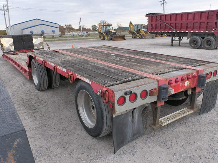 1996-aspen-32-ton-lowboy-trailer,-sn:2a9lb3022ts037004,-spread-axle-tandem-image-4