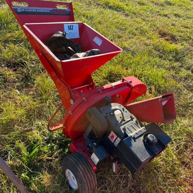 8HP MTD CHIPPER SHREDDER