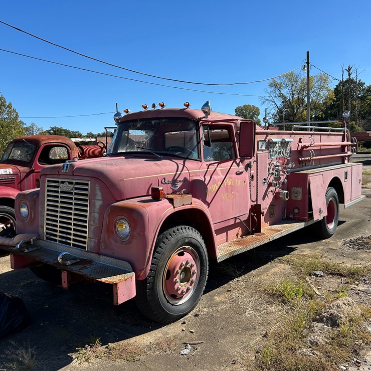 #22559 • INOP 1971 International Harvester 1800 S/A Daycab Fire Truck VIN: 416080G411147