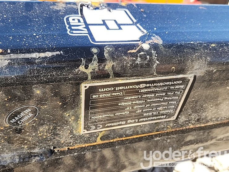 unused-2025-log-splitter-to-suit-mini-skidsteer-image-8