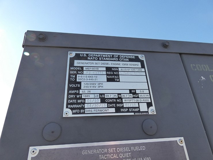 drs-fermont-15kw-gen-set,-sn:fz63771-model:-mep804b,-yanmar-diesel,-50/60hz-image-2