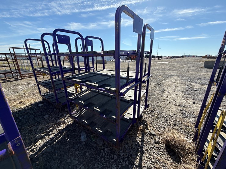 #28446-•-lot-of-(2)-industrial-warehouse-carts-image-5