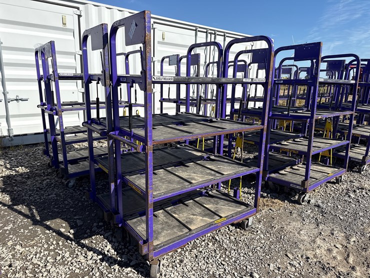 #28447-•-lot-of-(2)-industrial-warehouse-carts-image-3