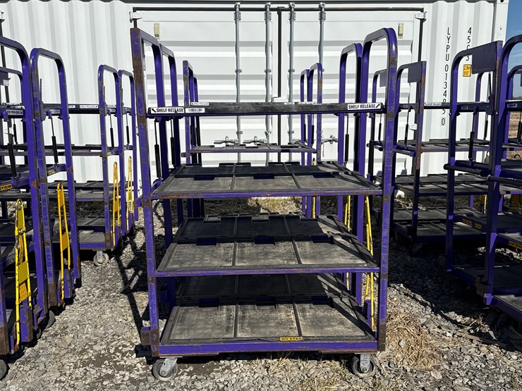 #28441-•-lot-of-(2)-industrial-warehouse-carts-image-2