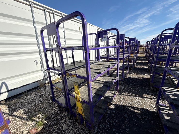 #28443-•-lot-of-(2)-industrial-warehouse-carts-image-4