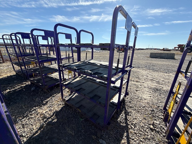 #28441-•-lot-of-(2)-industrial-warehouse-carts-image-4