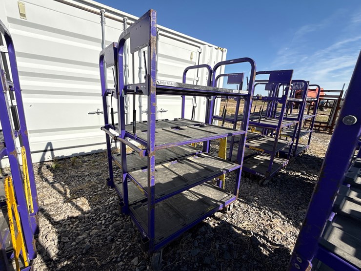 #28442-•-lot-of-(2)-industrial-warehouse-carts-image-4