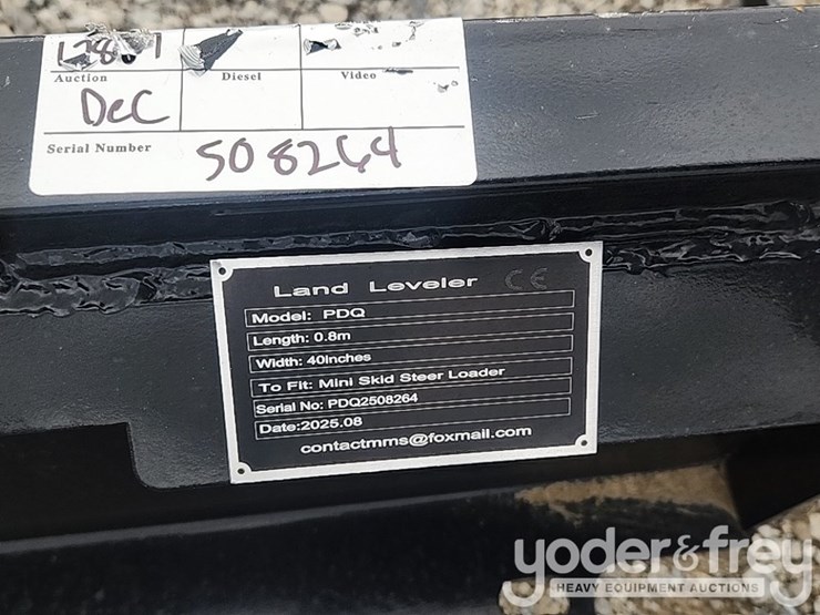 unused-2025-land-leveler-to-suit-mini-skidsteer-image-6