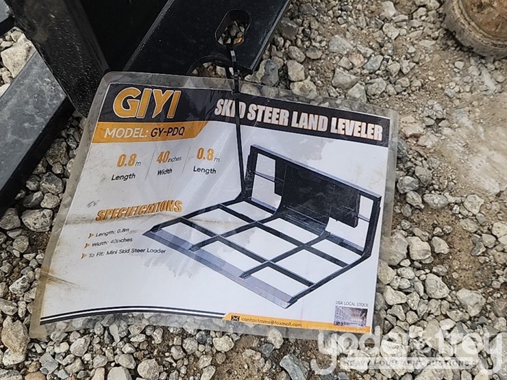 unused-2025-land-leveler-to-suit-mini-skidsteer-image-7