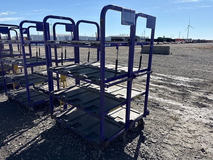 #28436-•-lot-of-(2)-industrial-warehouse-carts-image-4