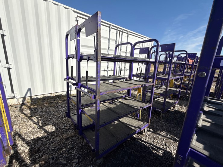 #28439-•-lot-of-(2)-industrial-warehouse-carts-image-3