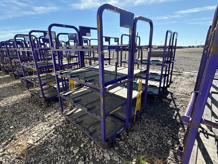 #28443-•-lot-of-(2)-industrial-warehouse-carts-image-3