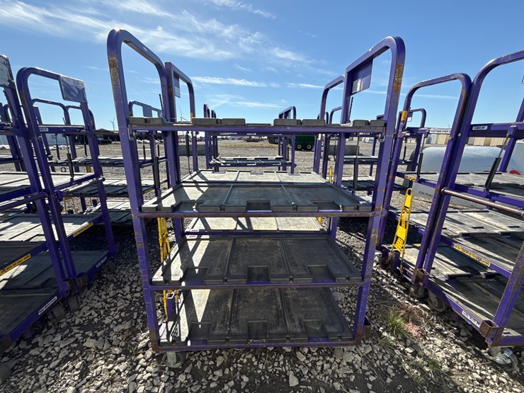 #28443-•-lot-of-(2)-industrial-warehouse-carts-image-2