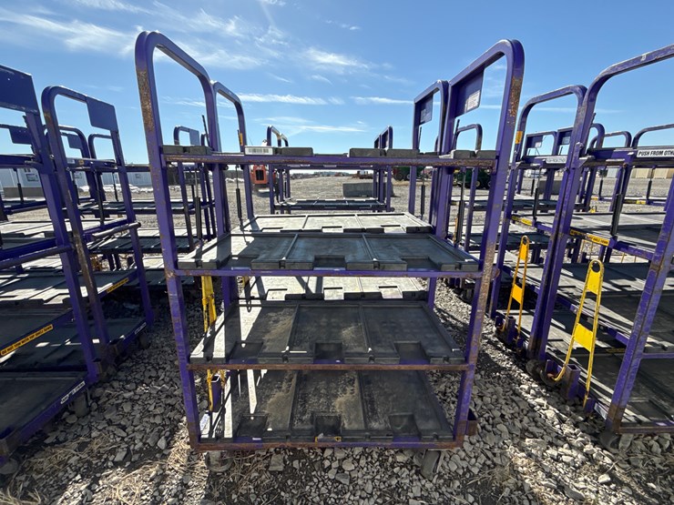 #28442-•-lot-of-(2)-industrial-warehouse-carts-image-2