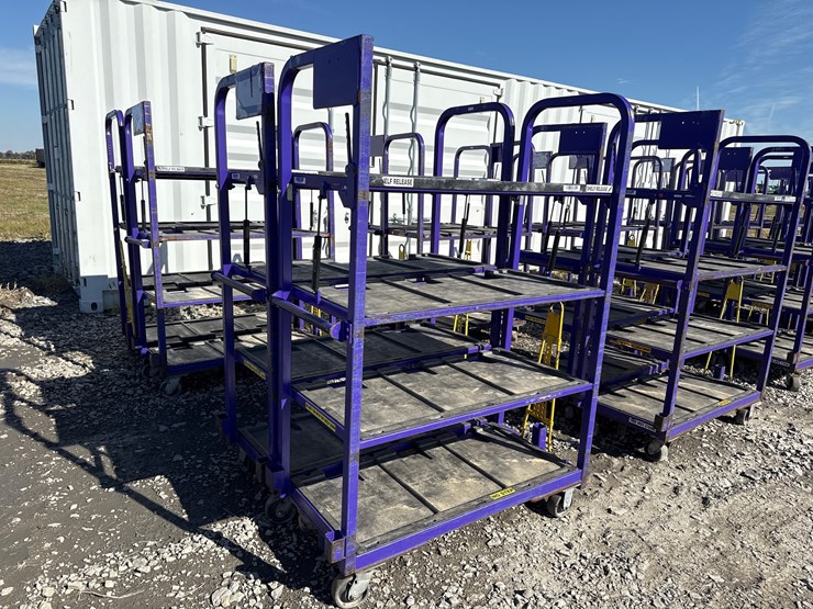 #28436-•-lot-of-(2)-industrial-warehouse-carts-image-3