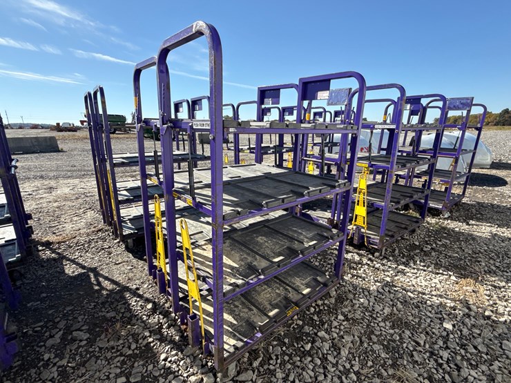 #28444-•-lot-of-(2)-industrial-warehouse-carts-image-4