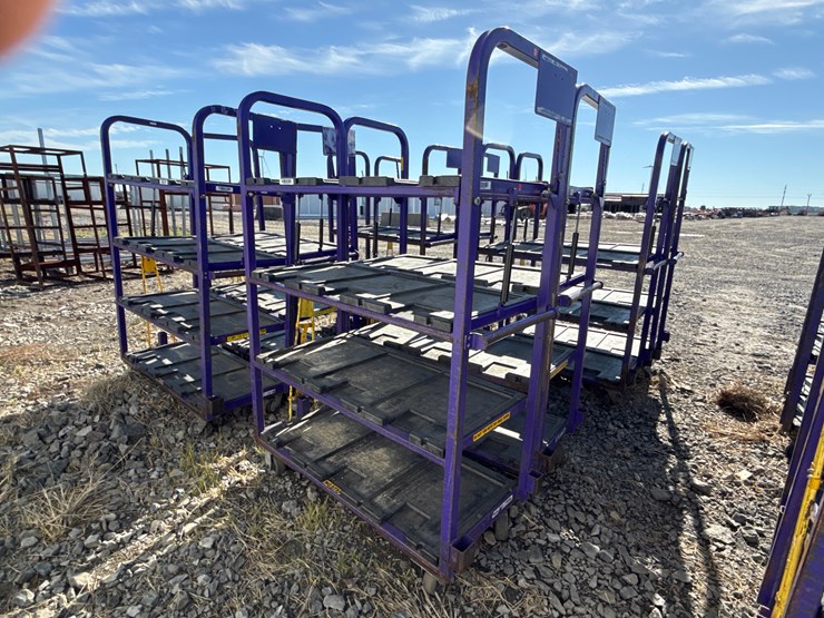 #28438-•-lot-of-(2)-industrial-warehouse-carts-image-3