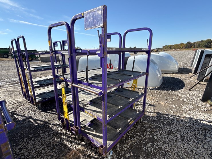 #28449-•-lot-of-(2)-industrial-warehouse-carts-image-4