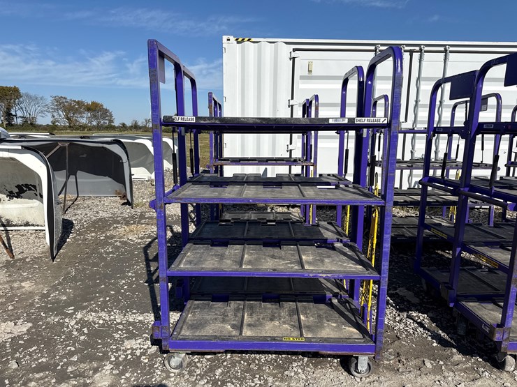 #28436-•-lot-of-(2)-industrial-warehouse-carts-image-2