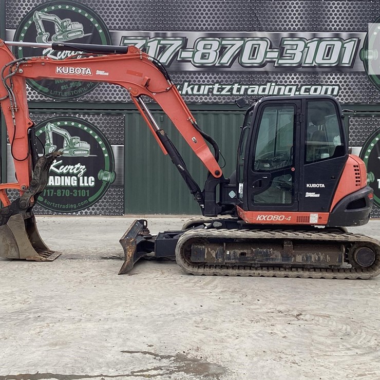 2018 KUBOTA KX080-4