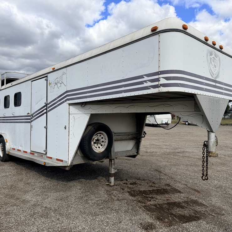#2153 • S&S Gooseneck Horse Trailer