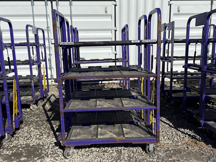 #28447-•-lot-of-(2)-industrial-warehouse-carts-image-2